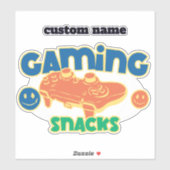 Snacks de jeu personnalisés étiquette Sticker Jar  (Feuille)