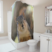 Snacks? Ik hou van snacks. Douchegordijn (In situ)