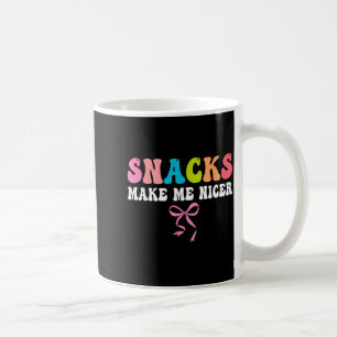 Snacks, maak me aardiger, schattig, liefhebber van koffiemok
