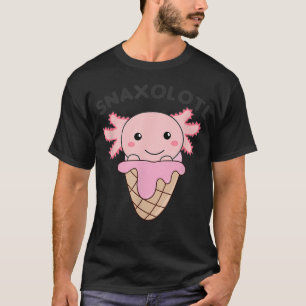 Snacks Pun Snaxolotl Ijs T-shirt