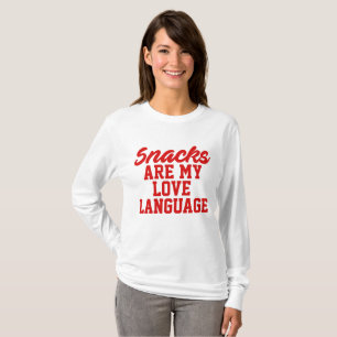 Snacks Zijn Mijn Liefdestaal T-shirt