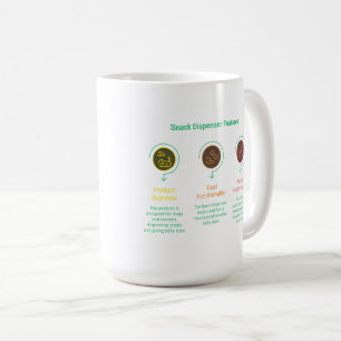 Snackverdeler & Buikwrijfexpert Funny Hondeneigena Koffiemok