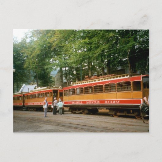 Snaefell Mountain Railway, Isle of Man Briefkaart (Voorkant)