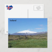 Snæfellsjökull, IJsland Briefkaart (Voorkant / Achterkant)
