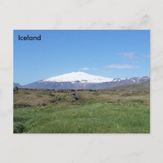 Snæfellsjökull, IJsland Briefkaart (Voorkant)