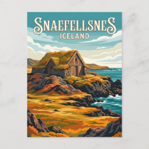 Snaefellsnes Schiereiland IJsland Briefkaart