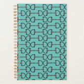 Snaffle Horse Bit Pattern Equestrian Planner (Voorkant)