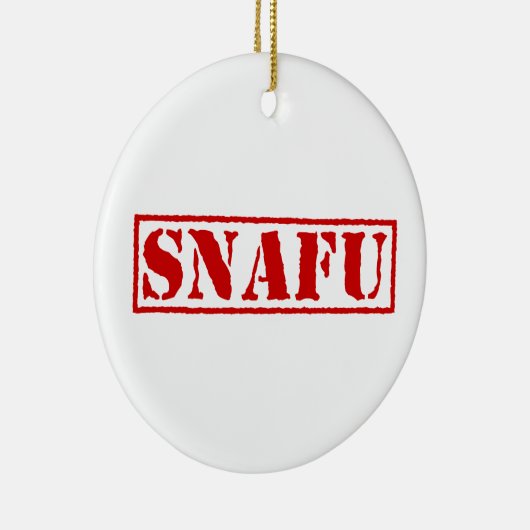 SNAFU KERAMISCH ORNAMENT (Rechts)