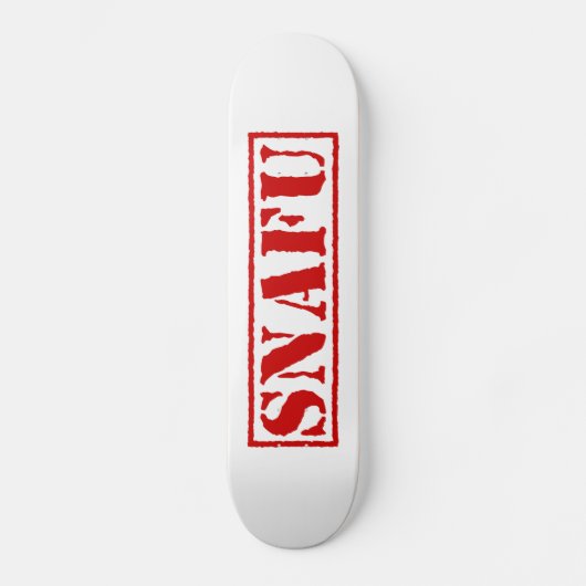 SNAFU SKATEBOARD (Voorkant)