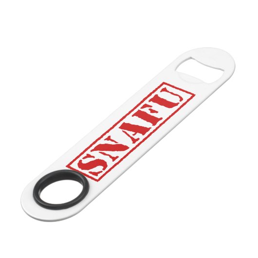 SNAFU SPEED FLESSENOPENER (Achterkant Gekanteld)