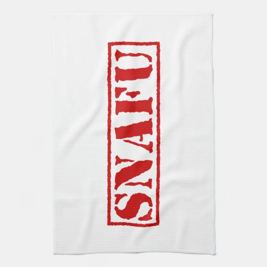 SNAFU THEEDOEK (Verticaal)