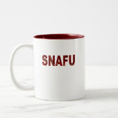 SNAFU TWEEKLEURIGE KOFFIEMOK (Links)