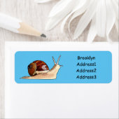 Snagelafbeelding cartoon etiket (Insitu)