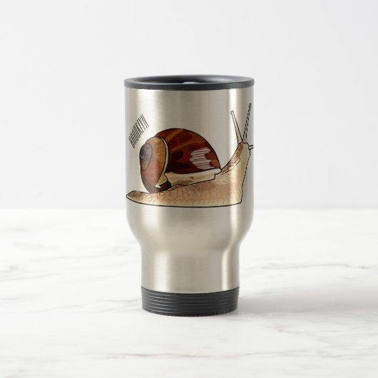 Snagelafbeelding cartoon reisbeker (Center)