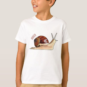 Snagelafbeelding cartoon t-shirt