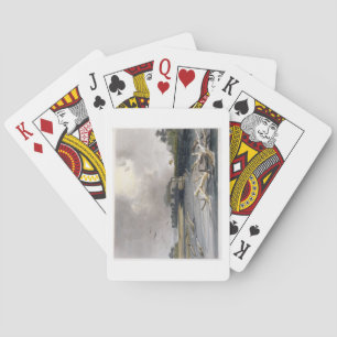 Snags (sunken trees) on the Missouri, plate 6 from Pokerkaarten