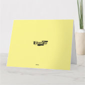 Snail à roquette sur carte d'anniversaire (Dos)