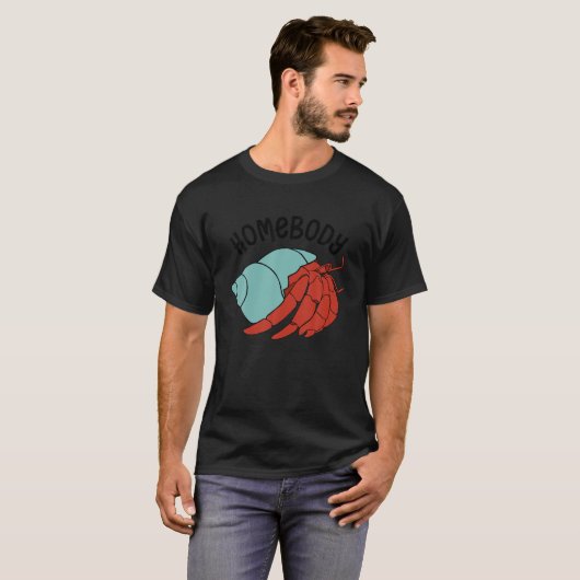 Snail Homebody Funny Snail T-shirt (Voorkant volledig)