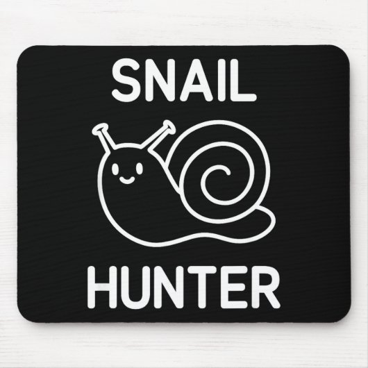Snail Hunter, Funny, Jokes, Sarcastic Muismat (Voorkant)
