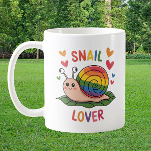 Snail lover Bright kleurrijke slakken schattig Koffiemok