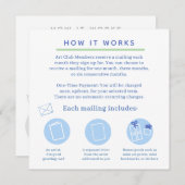 snail mail art club invitation (Devant / Derrière)