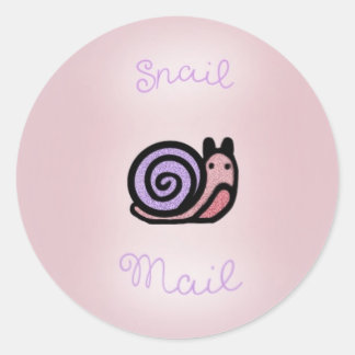 ‘snail mail’ autocollant set