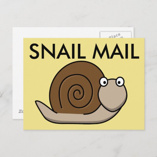SNAIL MAIL Funny Briefkaarten (Voorkant / Achterkant)
