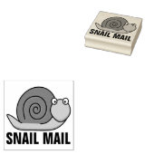 SNAIL MAIL FUNNY RUBBER STAMPS 	RUBBERSTEMPEL (Gestempeld)