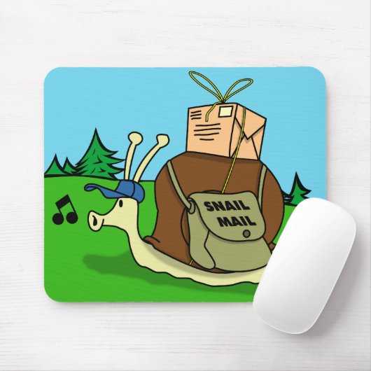 Snail Mail Mousepad Muismat (Met muis)