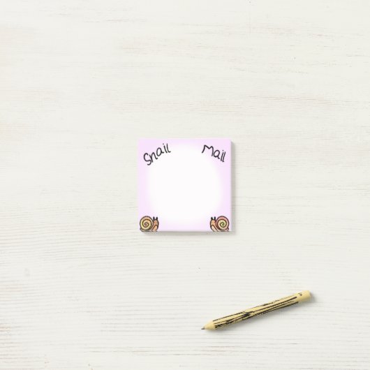 Snail mail post-it® notes (Op bureau)