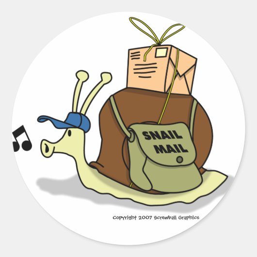 Snail Mail Stickers (Voorkant)
