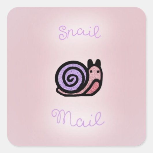 Snail mail stickers  (Voorkant)