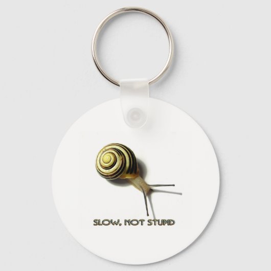SNAIL MET KAPTIE VAN JUNGLEWALK.COM SLEUTELHANGER (Voorkant)