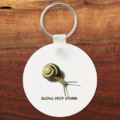 SNAIL MET KAPTIE VAN JUNGLEWALK.COM SLEUTELHANGER (Voorkant)