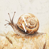 Snail Portrait Schilderij  Slug Mollusca Poster