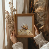 Snail Portrait Schilderij  Slug Mollusca Poster