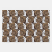 Snail Shells Abstract Pattern Inpakpapier Vel (Voorkant 2)