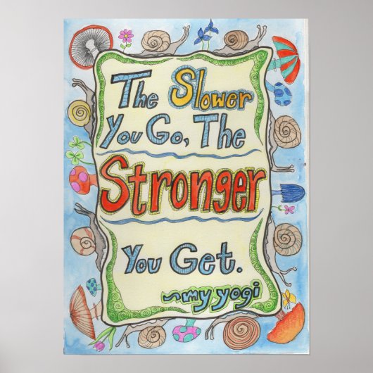 Snail Wisdom Poster (Voorkant)