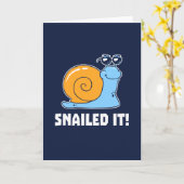 Snailed het kaart (Gele Bloem)