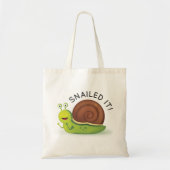 Snailed it Canvas tas (Voorkant)