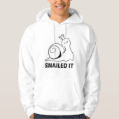 Snailed it hoodie (Voorkant)
