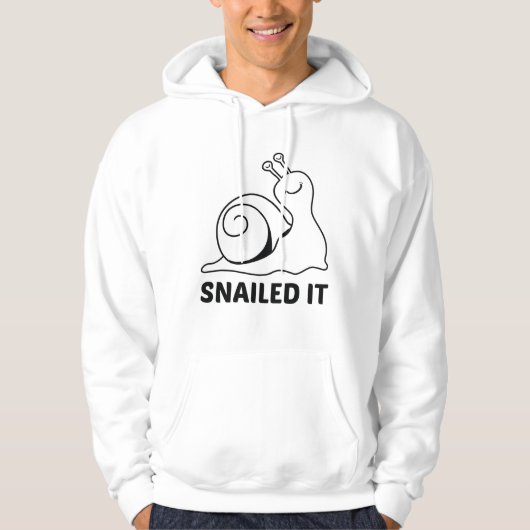 Snailed it hoodie (Voorkant)
