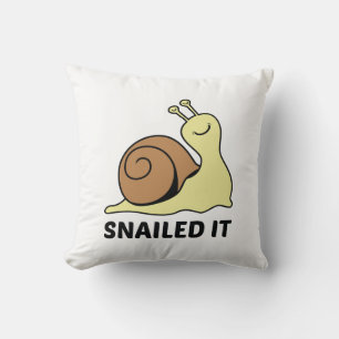 Snailed it kussen