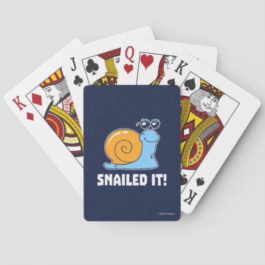 Snailed it pokerkaarten (Achterkant)