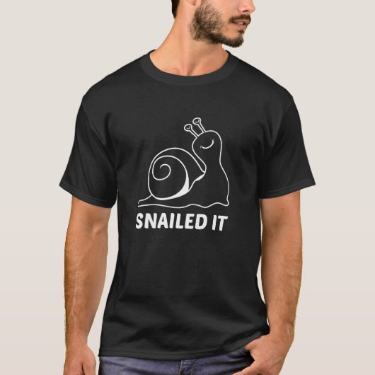 Snailed it t-shirt (Voorkant)