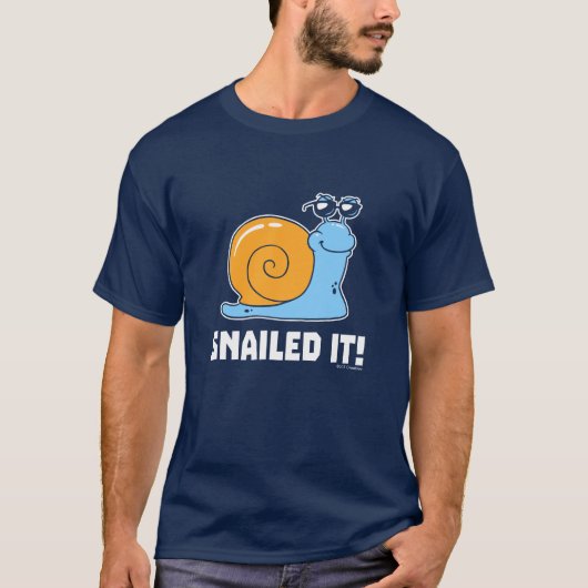 Snailed it t-shirt (Voorkant)