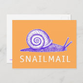 SnailMail Briefkaart (Voorkant / Achterkant)