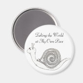 Snail's Pace Magnet Magneet (Voorkant / Achterkant)