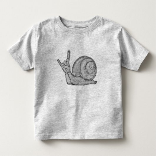 Snails Rock Kinder Shirts (Voorkant)