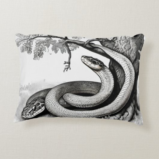 Snake Accent Kussen (Achterkant)